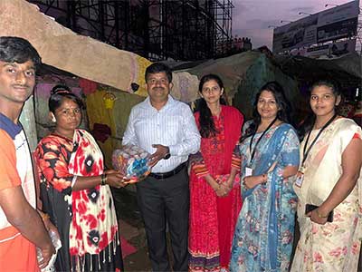 diwali social service help to needy people