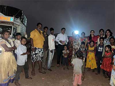diwali social service help to needy people